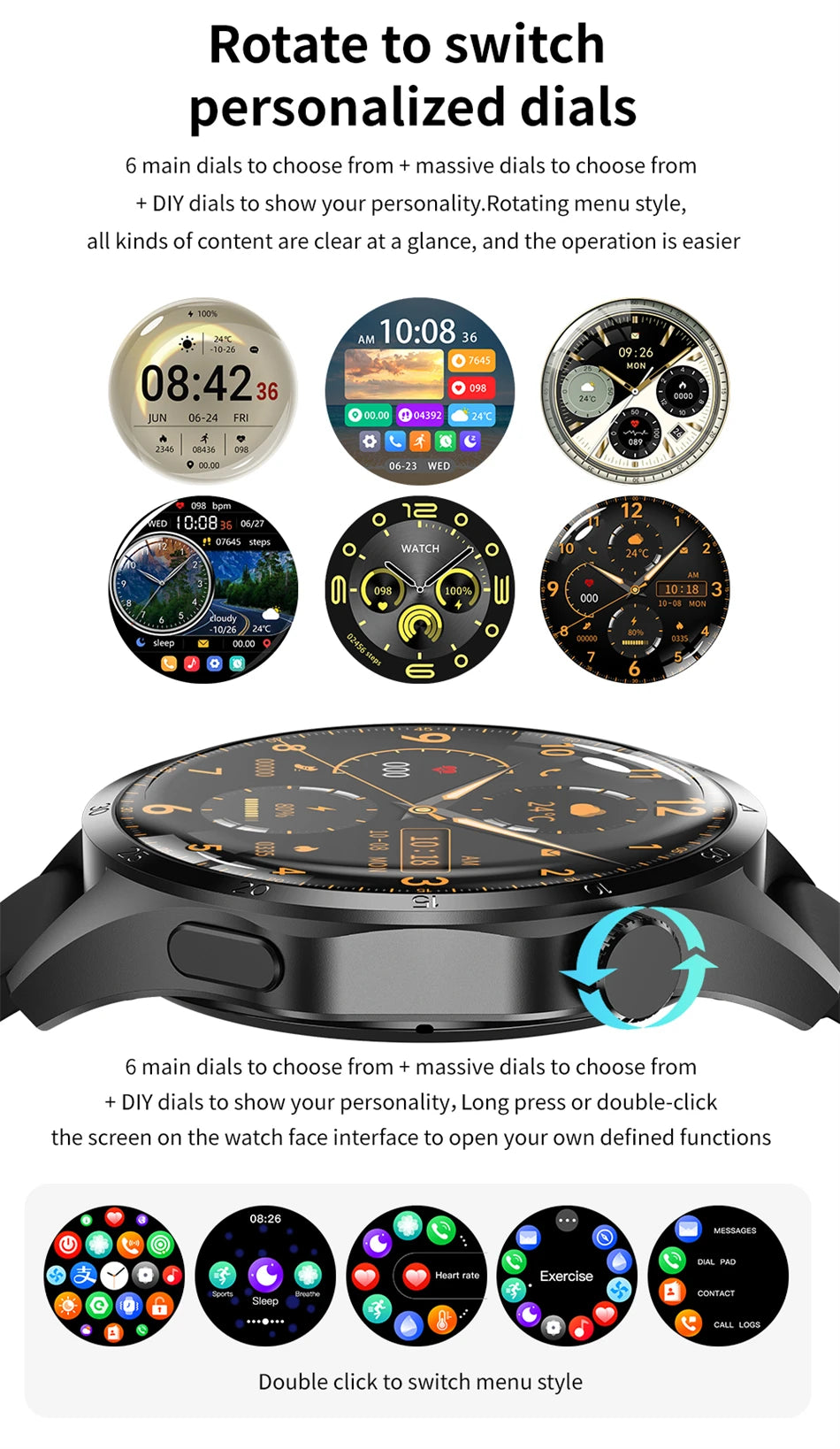 Reloj Inteligente 4 Pro AMOLED Bluetooth