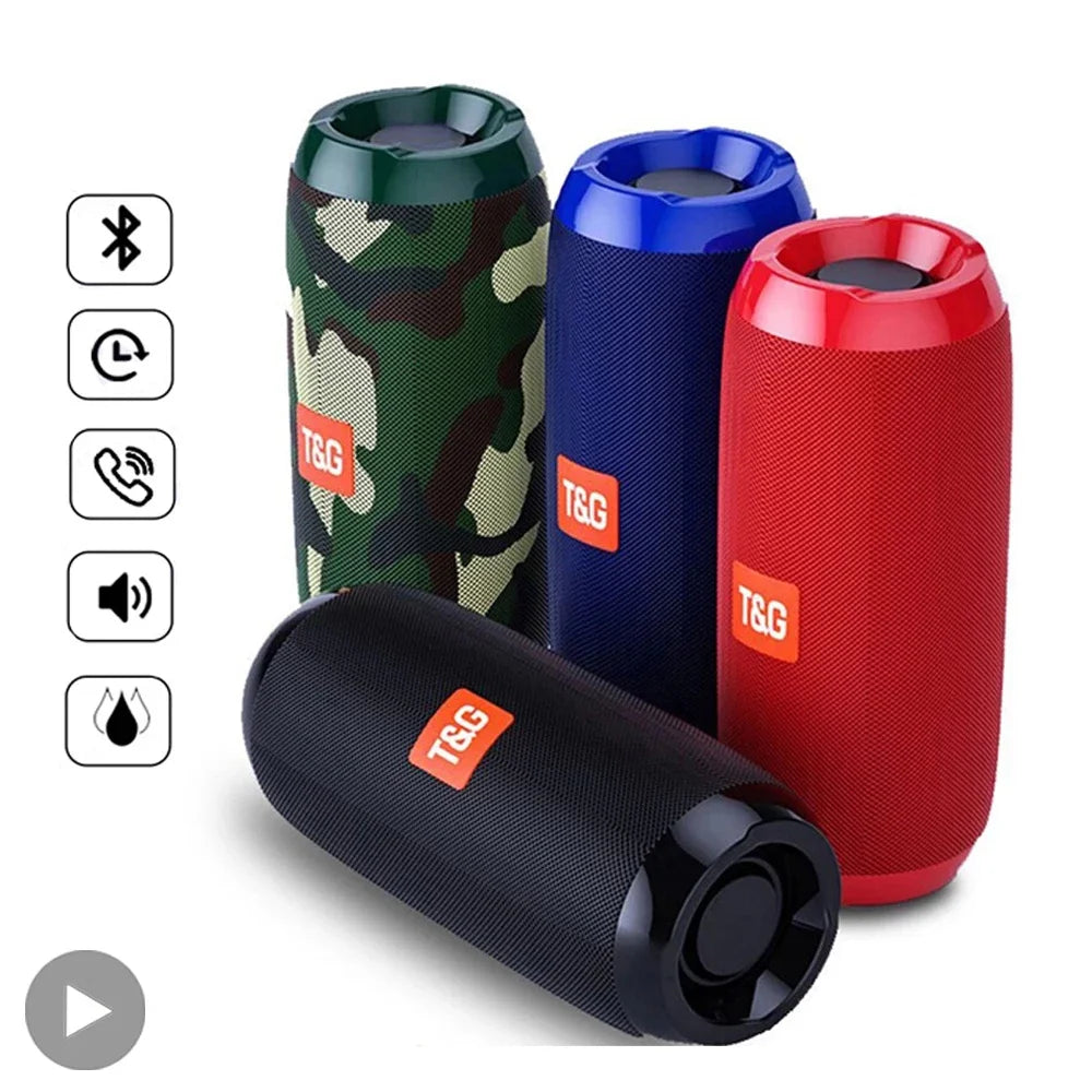 Altavoz inalámbrico portátil Caixa De Som Bluetooth caja De sonido De música Bluetooth para Subwoofer Radio FM Bocina acústica manos libres Hifi