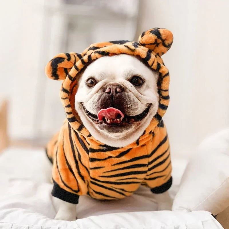 Disfraz Cosplay para Mascotas - Abrigo de Forro Polar para Perros y Gatos