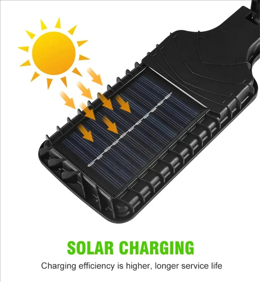 Lámpara Solar LED de Pared para Jardín con Sensor de Movimiento