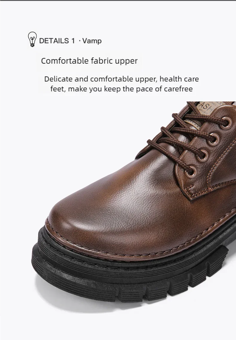 Zapatos informales para hombre, calzado cómodo para trabajo hecho a mano en las cuatro estaciones, zapatos de trabajo al aire libre, moda Joker, zapatos de marea juvenil, zapatos de cuero para fiesta de negocios