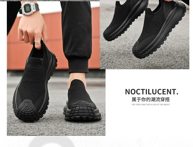 Zapatos planos ligeros de marca informales transpirables para hombre, zapatillas cómodas de moda, zapatos de hombre de talla grande