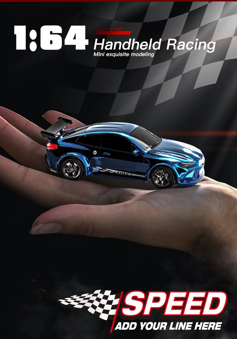 Auto de Drift RC 1:64 y 1:43 Control Remoto para Niños