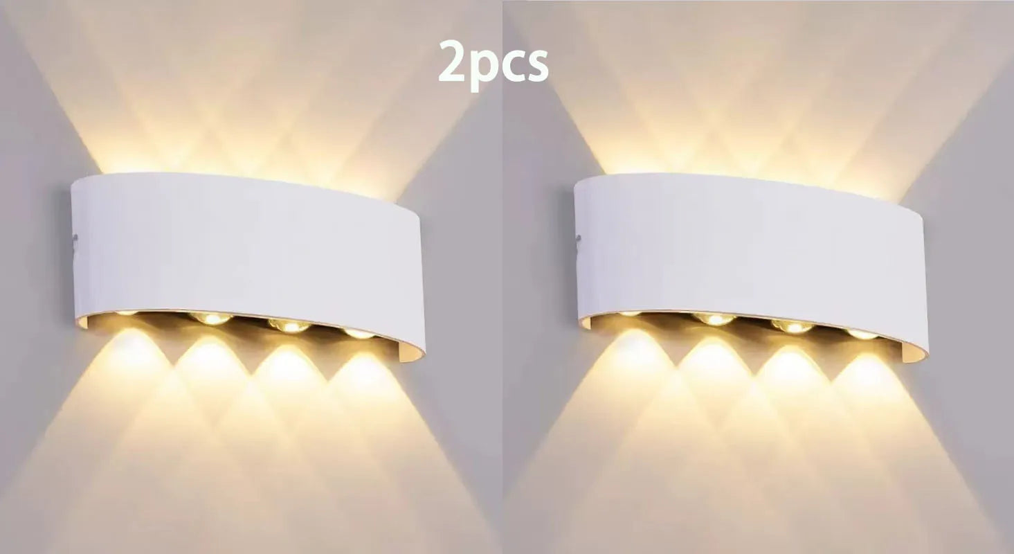 Lámpara de Pared Smart RGB Exterior Tuya Compatible Alexa