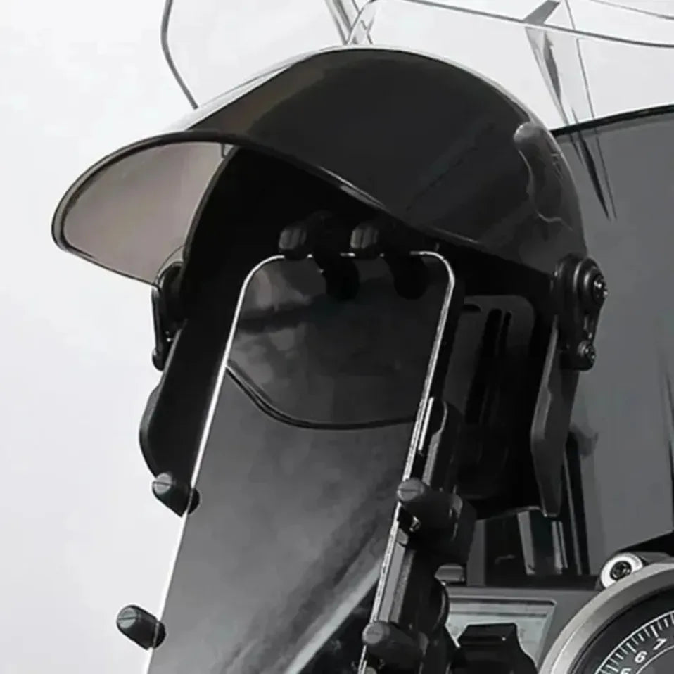Soporte para Teléfono de Motocicleta, Parasol para Casco, Protector Solar Impermeable para Teléfono Móvil, Parasol para Casco de Moto