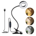 Lámpara LED Flexible con Clip 360° para Lectura