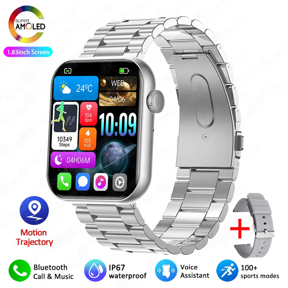 Reloj Inteligente con IA de Voz, IP68 y Llamadas Bluetooth