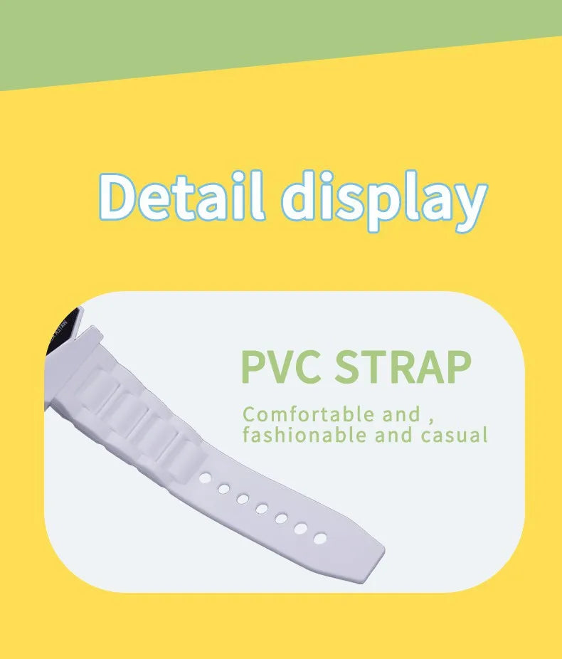 Reloj Digital Infantil Deportivo Luminoso Resistente al Agua