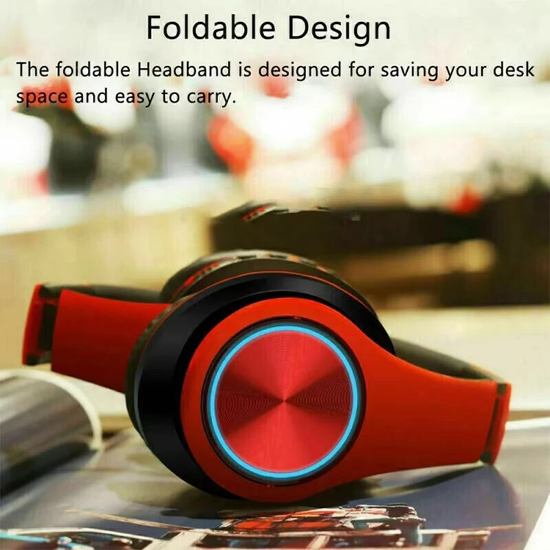 Auriculares Bluetooth Over-Ear con Cancelación de Ruido y Micrófono