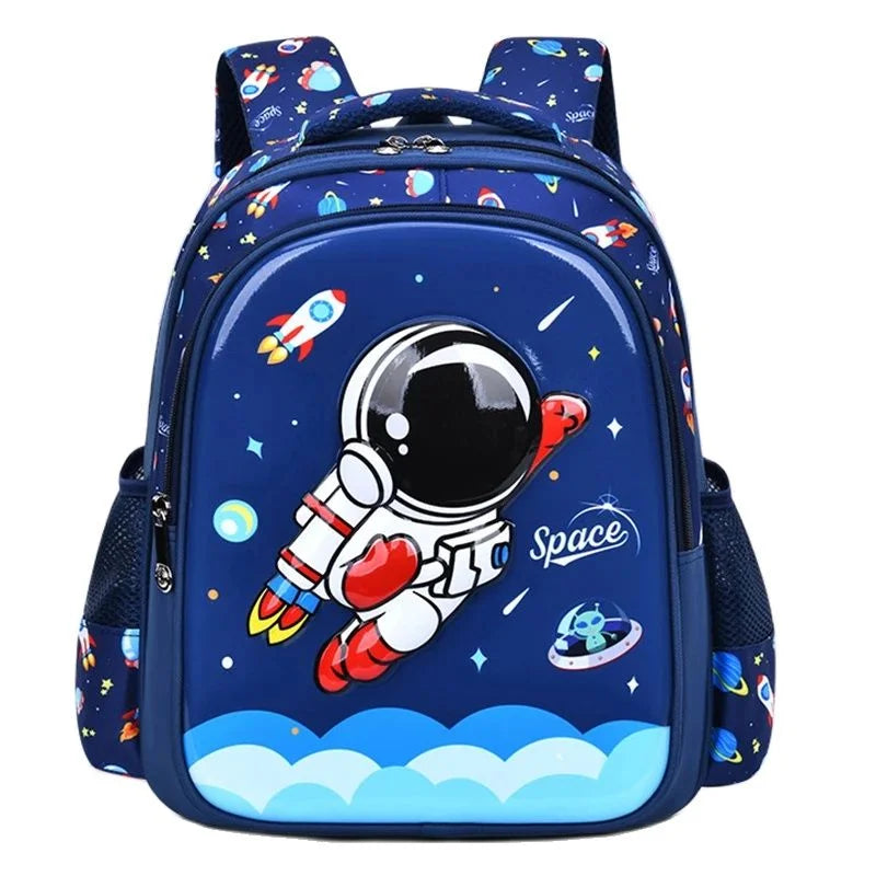 Mochila Escolar Impermeable con Astronauta 3D para Niños