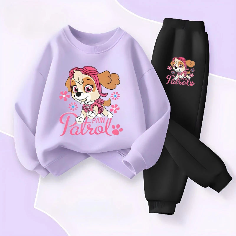 Conjunto Patrulla Canina manga larga y pantalón para niñas