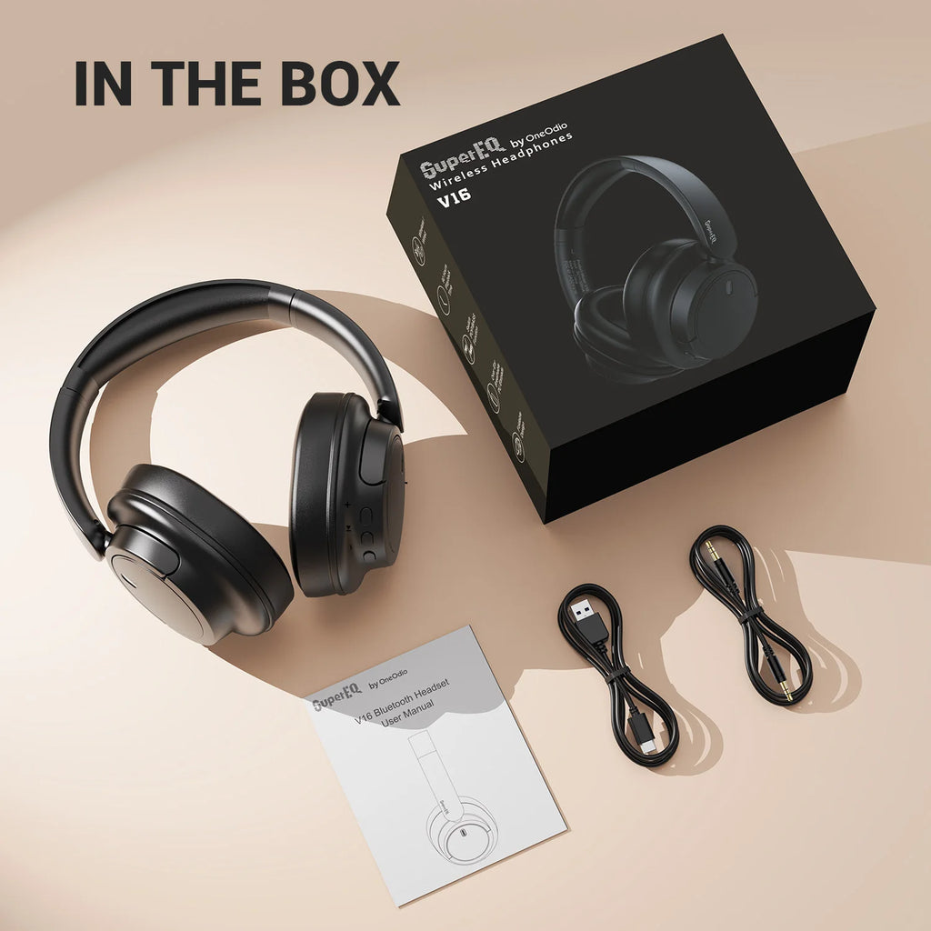 Oneodio Auriculares Bluetooth 5.3 Plegables 90H