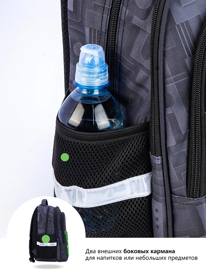 Mochilas escolares de dibujos animados para niños, mochila ortopédica para niños de 1 a 2 grados, mochilas escolares para estudiantes, nueva marca rusa
