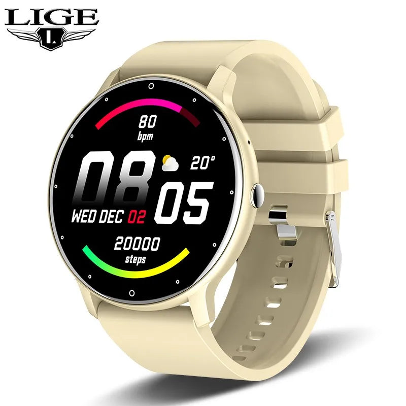 Reloj Inteligente LIGE con Monitor Cardíaco y Presión