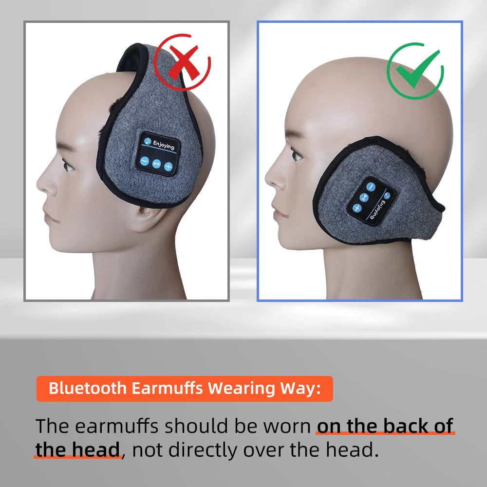 Orejeras Bluetooth Deportivas para Hombre y Mujer
