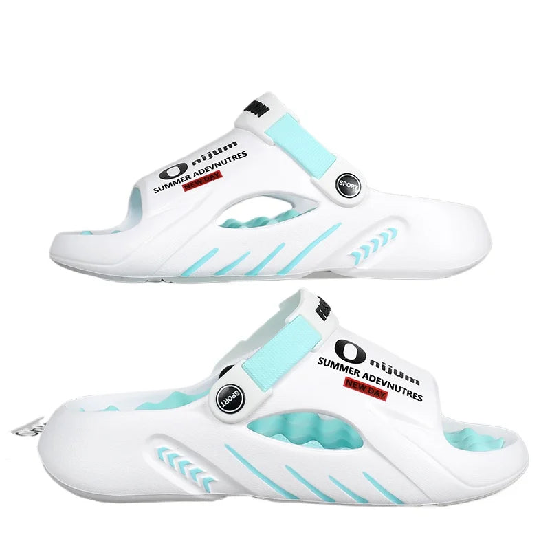 Sandalias slide para hombre en EVA antideslizante para playa e interior