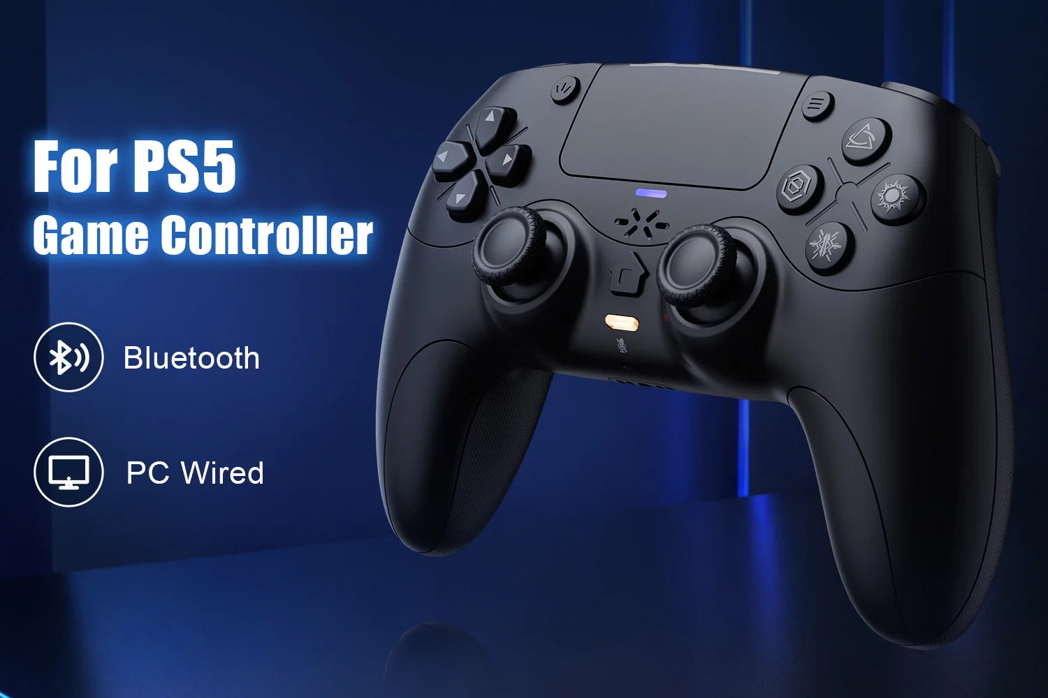 Mando inalámbrico para Playstation 5 con Turbo Dual Sense, vibración adaptativa, gatillos, micrófono externo, controlador de juegos para consola PS5