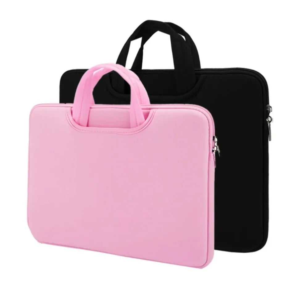 Bolsa para Computadora de 16 Pulgadas con Bolsillo Frontal para Mouse, Gran Espacio, Bolso Ligero para Laptop