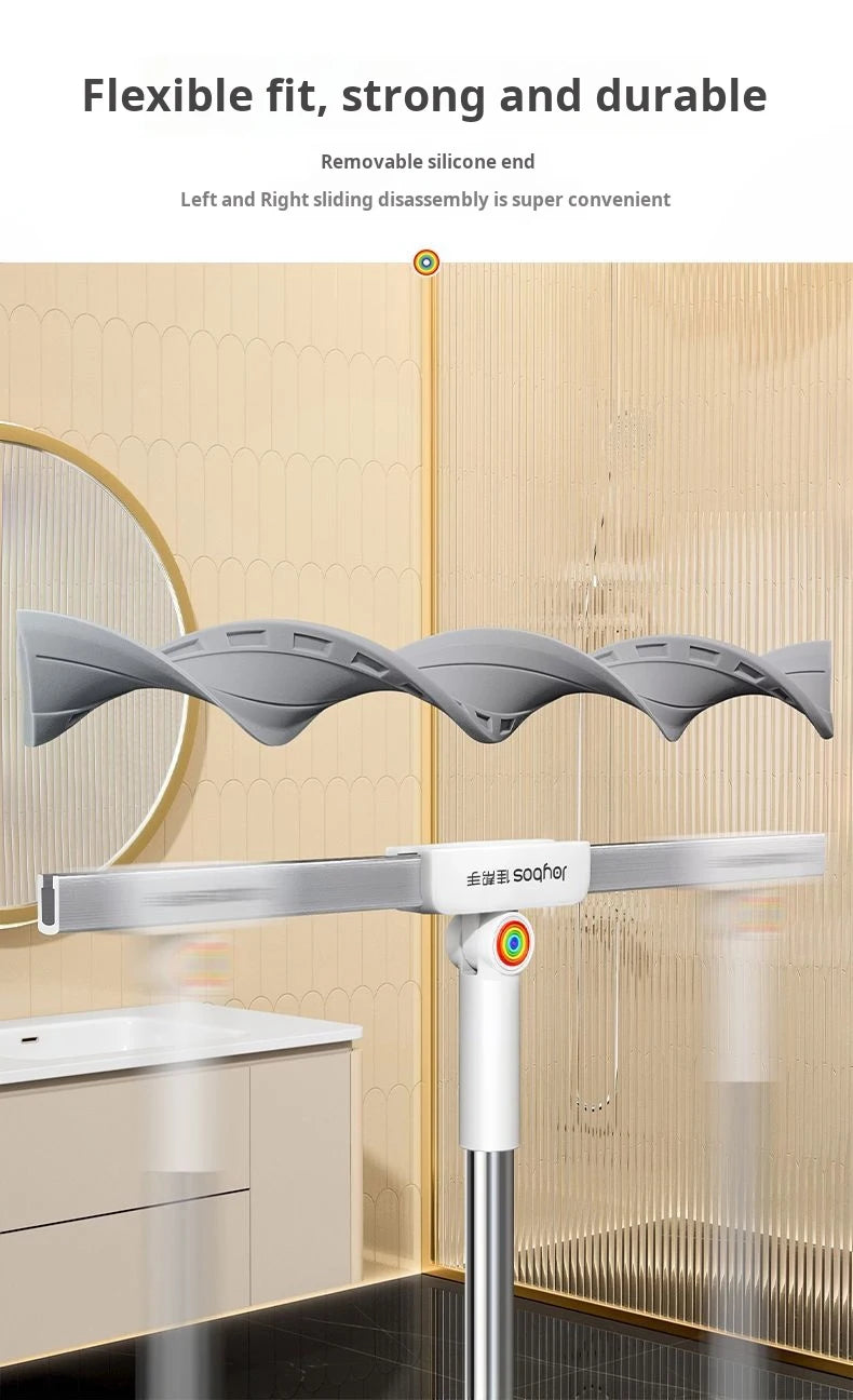 Fregona mágica de silicona Joybos 360°, para pisos y hogar