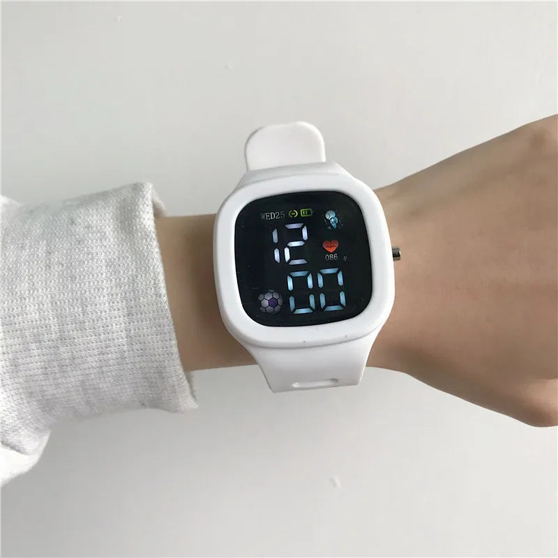 Reloj Deportivo Digital LED de Silicona Niños
