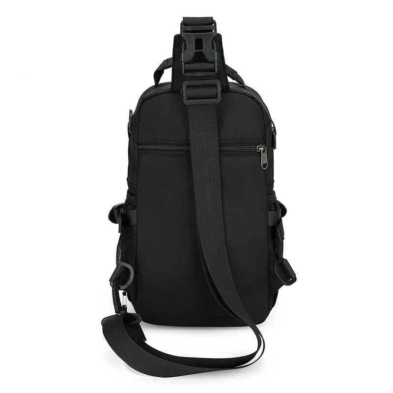 Bolso Bandolera Funcional y Moderno - Bolso de Pecho, de un Solo Hombro, Correa Ajustable, Perfecto para Viajes y Uso Diario