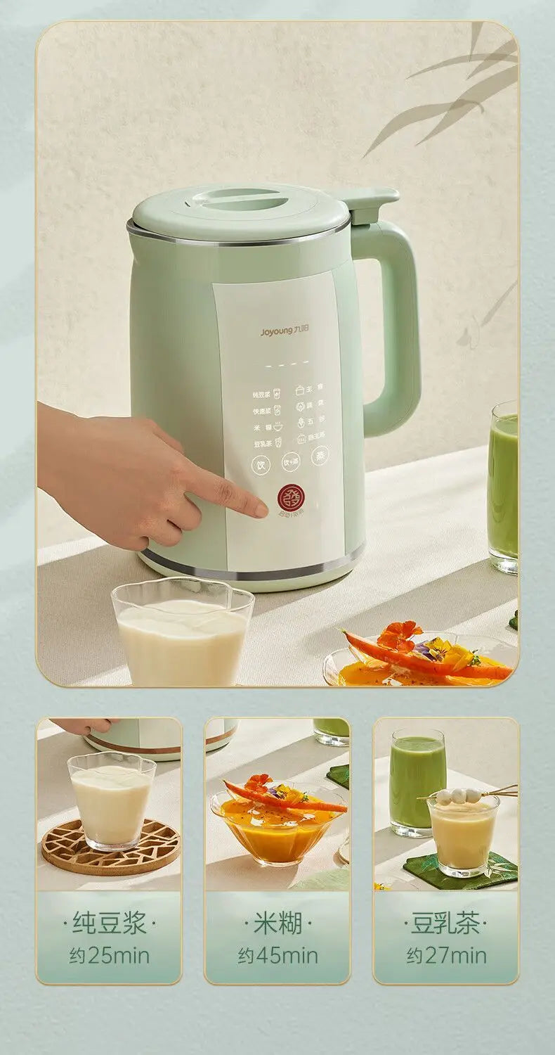 Máquina para Leche de Soya Automática Multifunción sin Filtro con Vapor