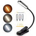 Luz de Lectura LED Clip Recargable USB 3 Niveles