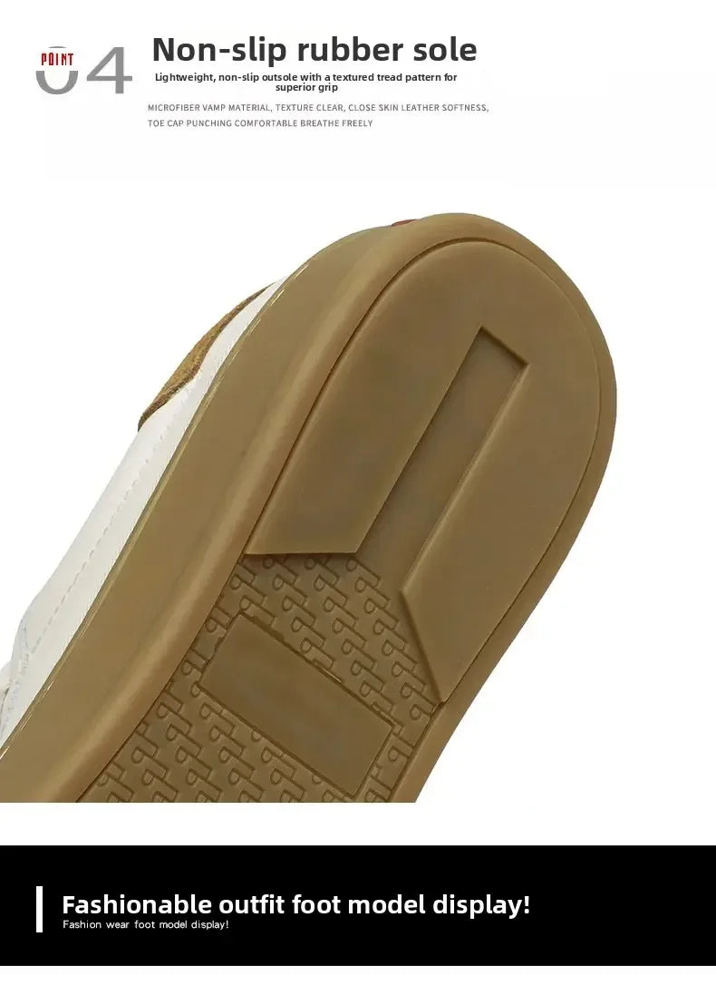 Zapatos casuales de cuero genuino para hombre, ligeros y cómodos