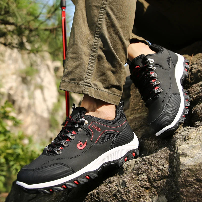 Zapatos de hombre, zapatos informales de cuero para hombre, zapatillas de deporte para primavera, Otoño e Invierno, tenis masculinos, zapatos ligeros para caminar