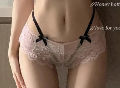Conjunto de Sujetador y Bragas Push Up con Lazo para Mujer