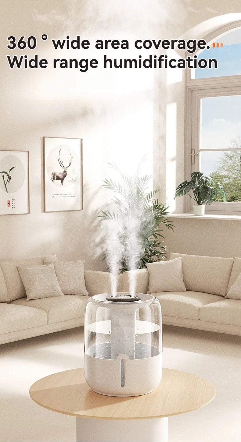 Humidificador de aire grande de 4,8l, difusor de Aroma eléctrico USB, purificador de aceites esenciales, generador de niebla de aromaterapia, luces para coche, hogar y dormitorio