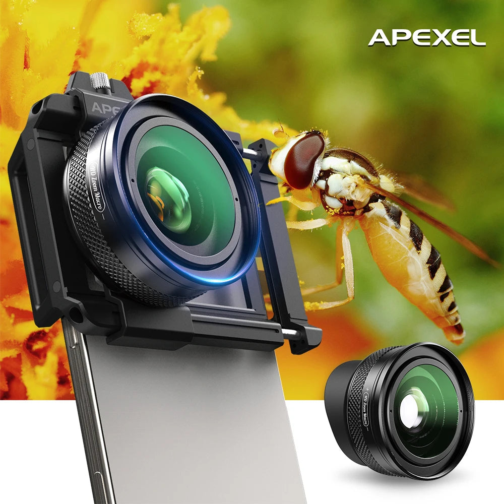 Lente Macro con Zoom HD 10-20X para iPhone y Android