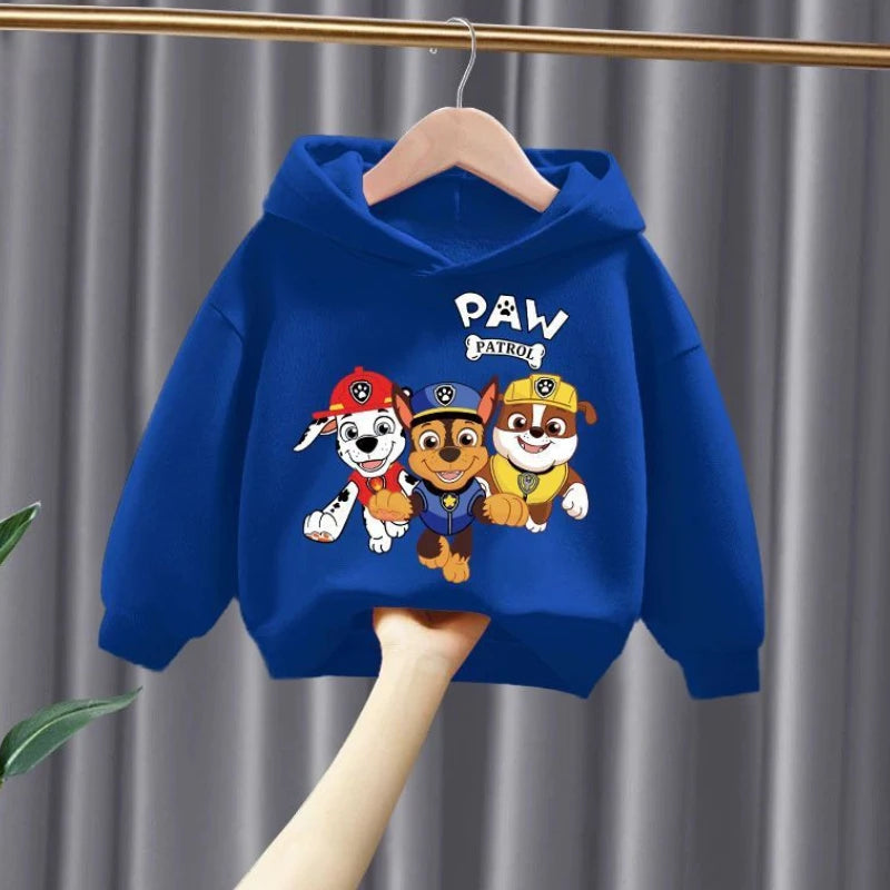 Conjunto de ropa para niños de primavera y otoño, sudadera fina y pantalón de chándal, traje de dos piezas, chándal para niños de la patrulla canina
