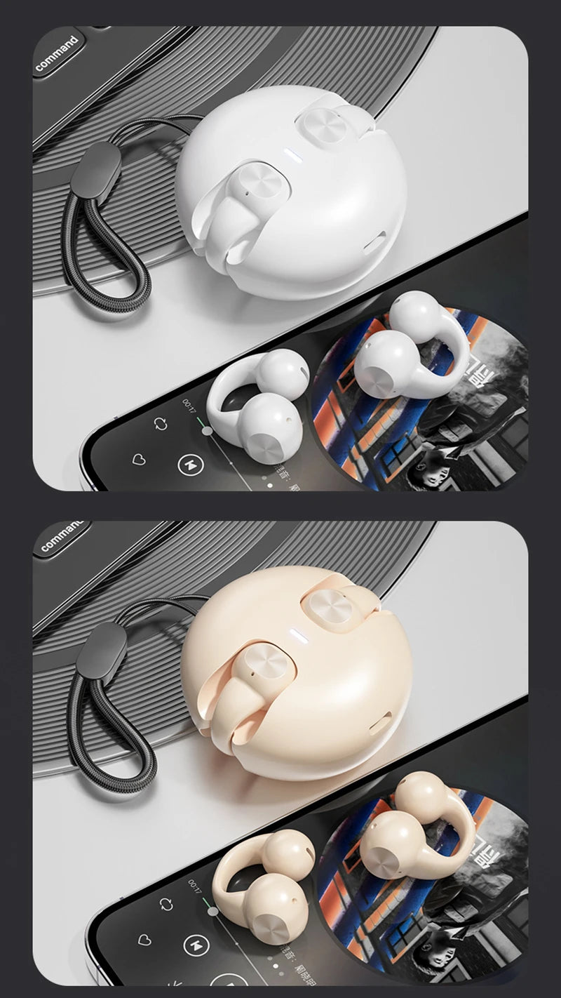 Auriculares de Conducción Ósea TWS Bluetooth 5.3
