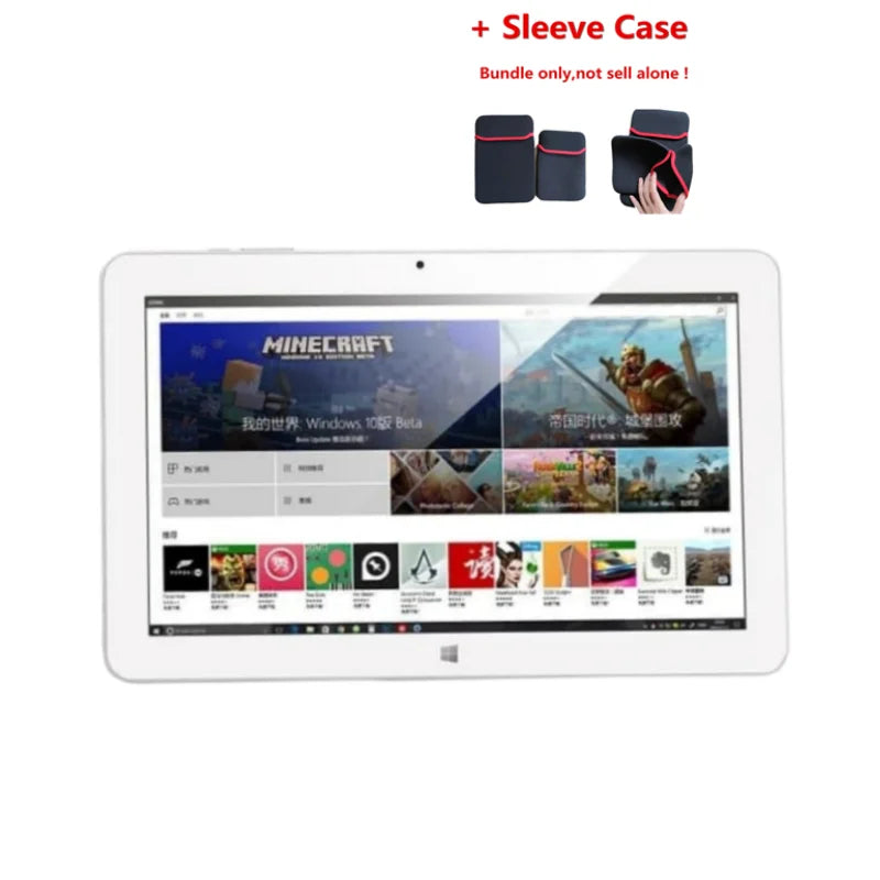 El más nuevo juego Play 10,6 "Windows 10 Tablet PC 4G RAM 128GB ROM 64 bits Intel Core m3-7Y30 Quad Core cámara Dual 1920x1080 IPS