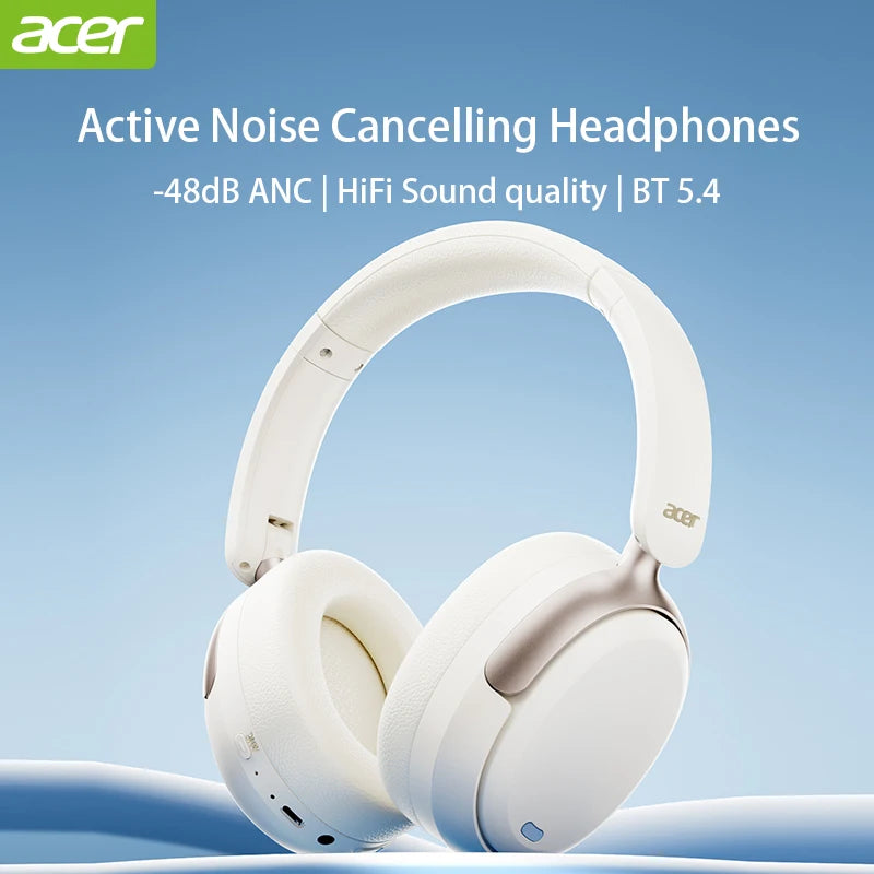 Acer OHR516 Auriculares ANC Bluetooth 5.4 LDAC