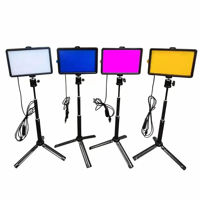 Luz LED Regulable para Video y Fotografía con Trípode 6/8"