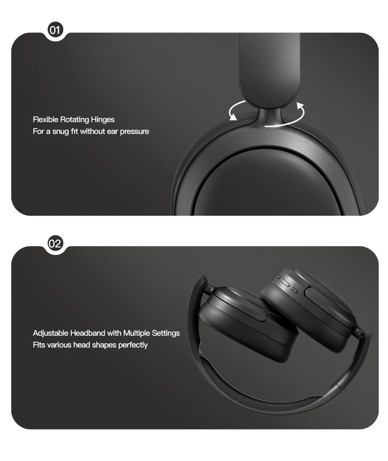 EOENKK SY-T8 Auriculares Bluetooth 5.4 Baja Latencia