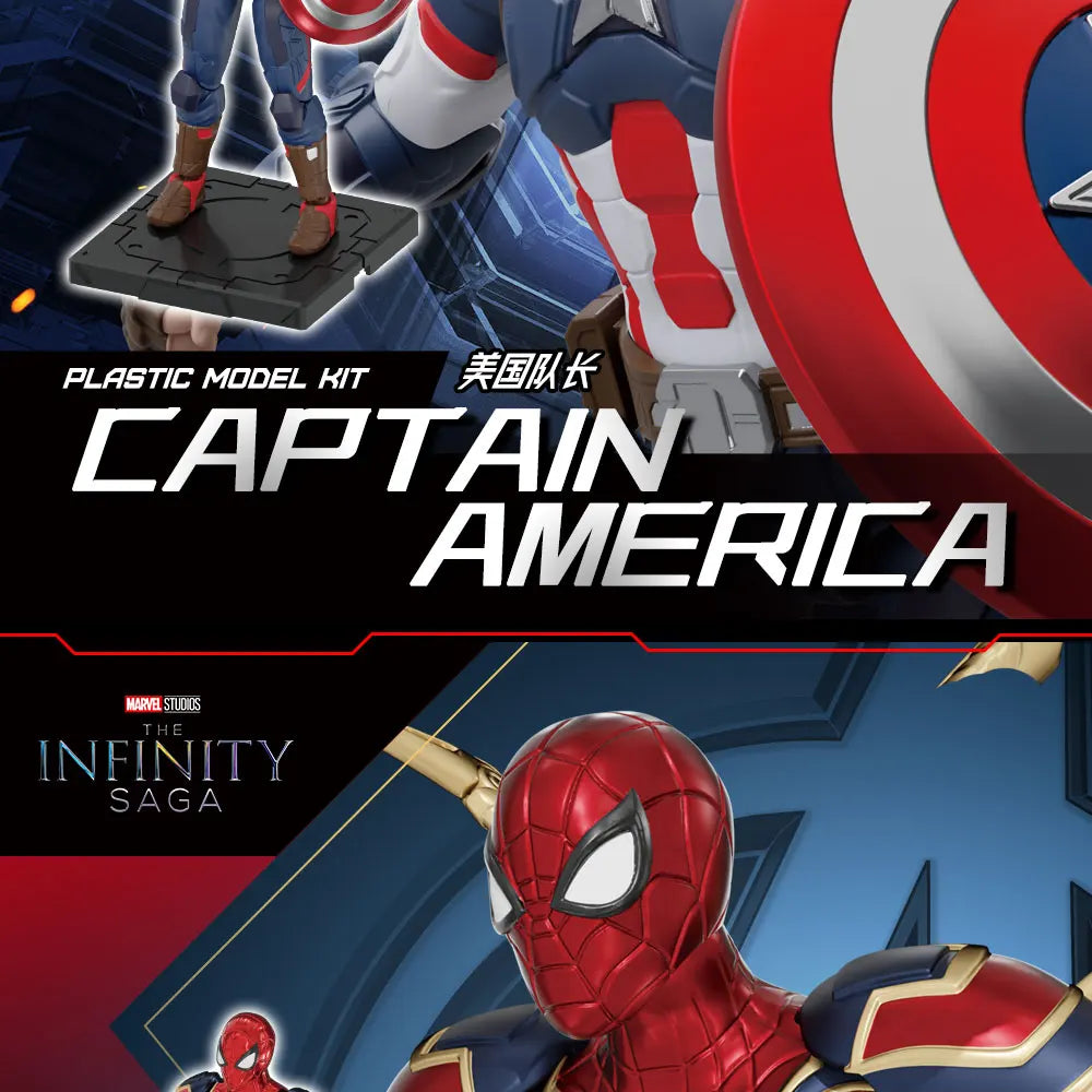 Los Vengadores Original Fondjoy Iron Man MK50 Iron Spider Thor Thanos Hulk figura de acción modelo colección de figuras móviles juguete para niños