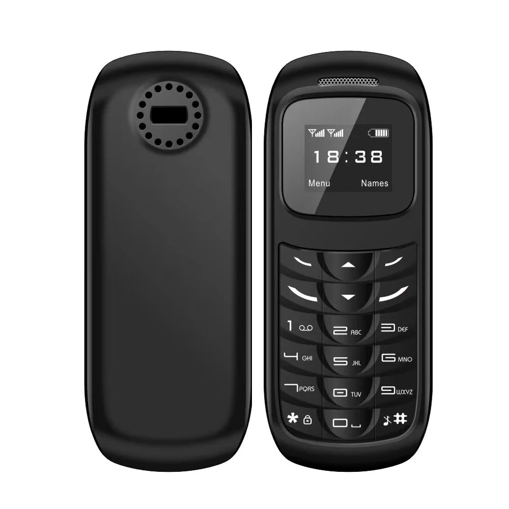 SERVO BM70 Mini teléfono móvil 2SIM en espera Bluetooth marcador grabación de llamadas voz mágica reproductor de MP3 lista negra pequeño teléfono móvil barato