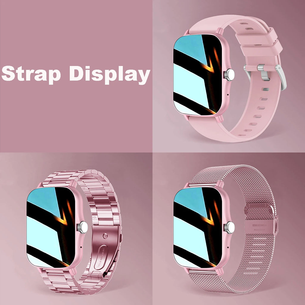 Nuevo SmartWatch hombres mujeres 2,02 Amoled BT llamada GPS Tracker NFC deporte impermeable ritmo cardíaco reloj inteligente rastreador de Fitness