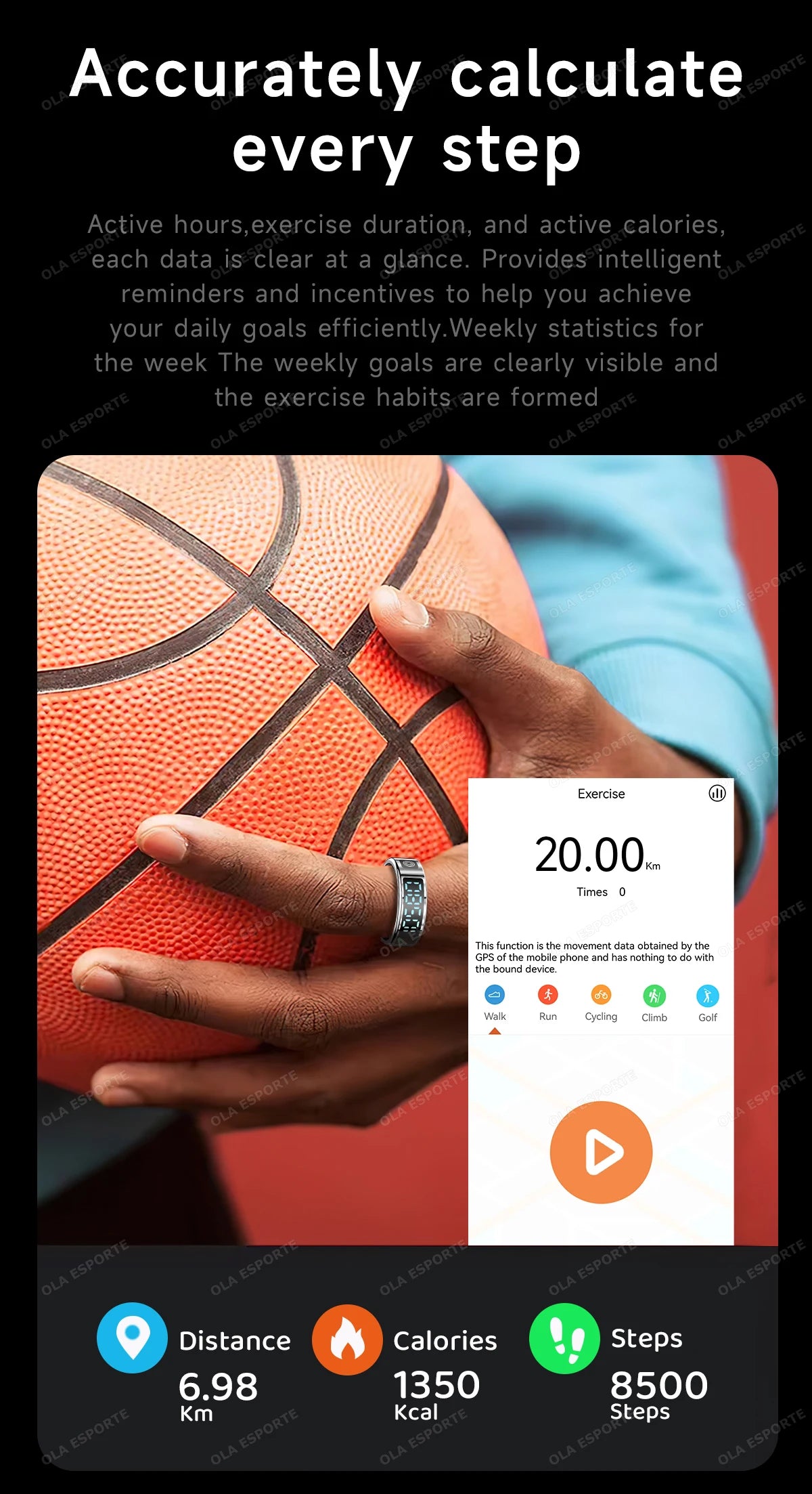 Nuevo Anillo Inteligente 2026 con Pantalla, Gestos, Video, Resistencia al Agua 5ATM, Cámara Remota, Monitoreo de Presión Arterial para Hombres y Mujeres