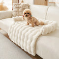 Cama de Felpa de Lujo para Mascotas – Piel Sintética Suave
