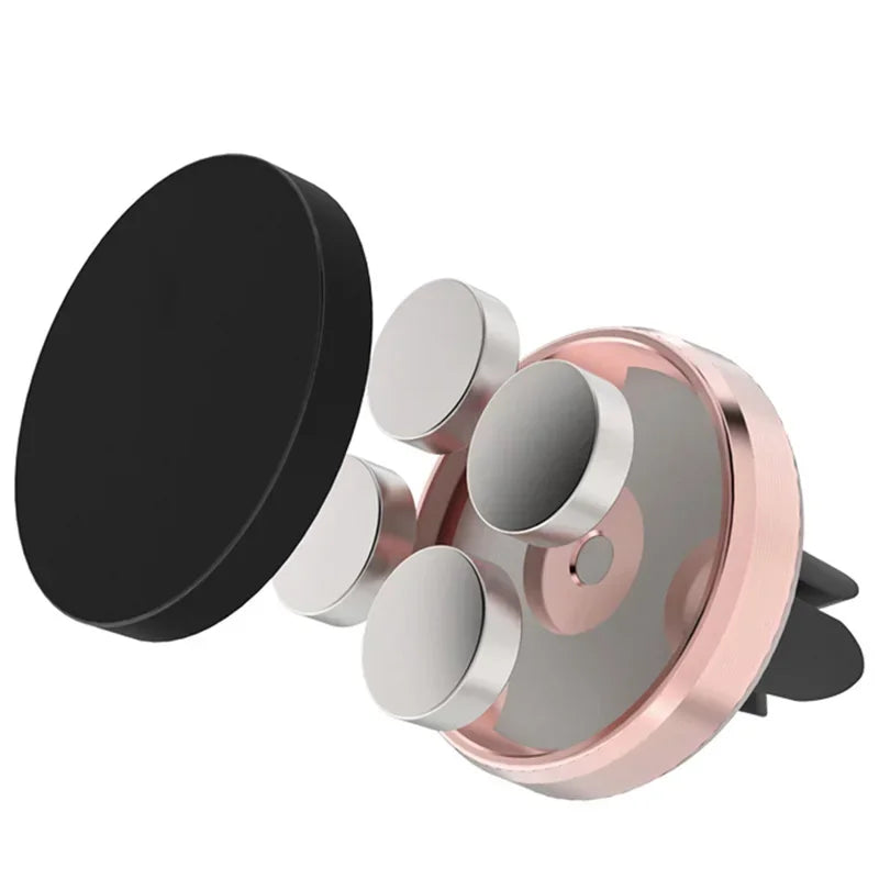 Soporte Magnético para Teléfono Celular con Ventilación de Aire para Automóvil, Soporte GPS Magsafe Compatible con iPhone 12-17 Pro Max, Samsung, Xiaomi y Otros Smartphones