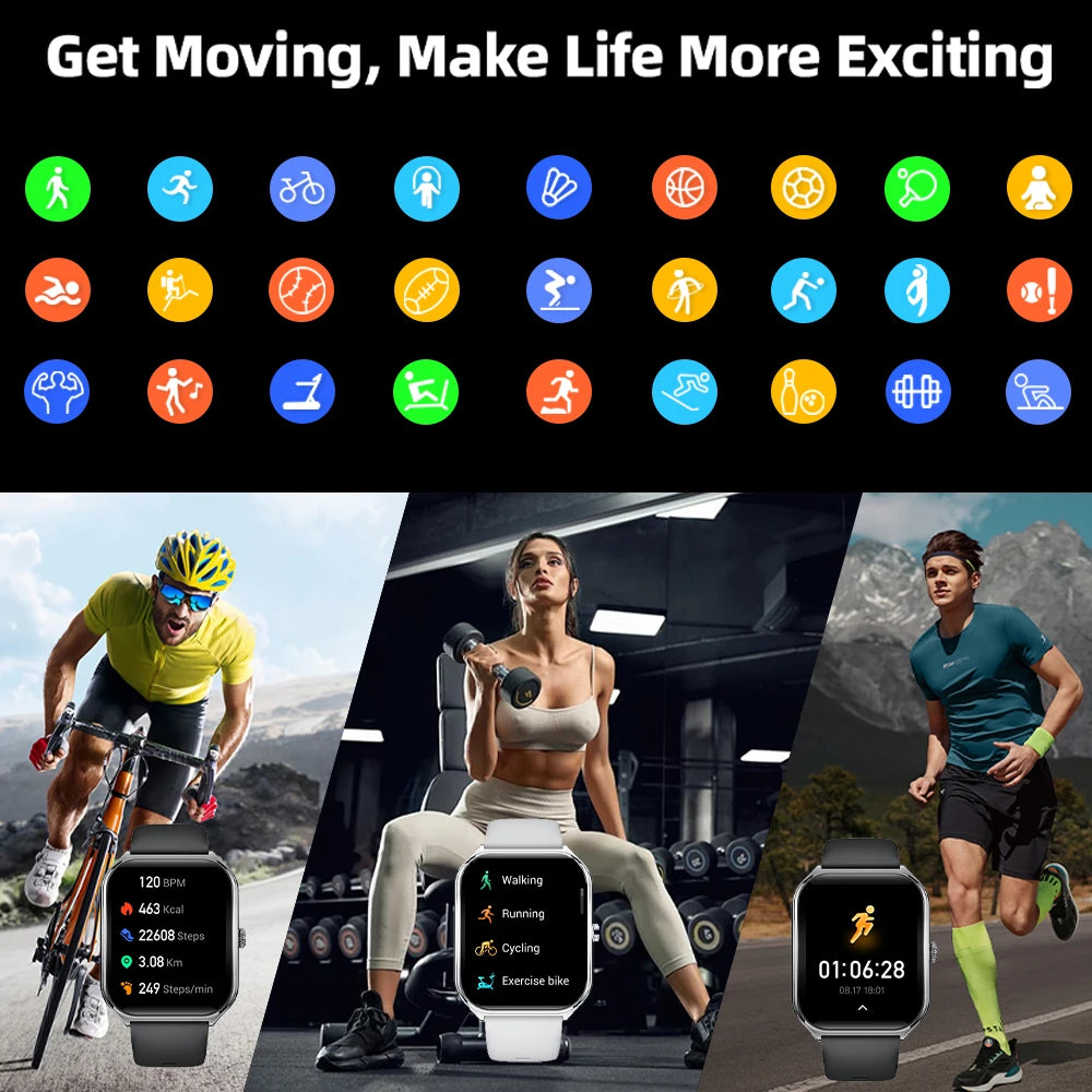 Reloj Inteligente Ultrafino Bluetooth IP68 Salud