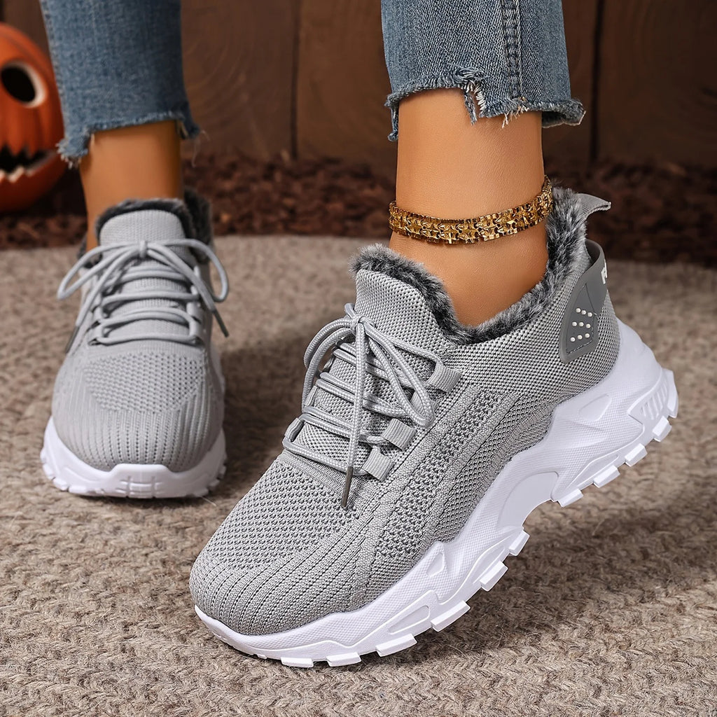 Zapatillas Deportivas de Invierno para Mujer - Suela Antideslizante