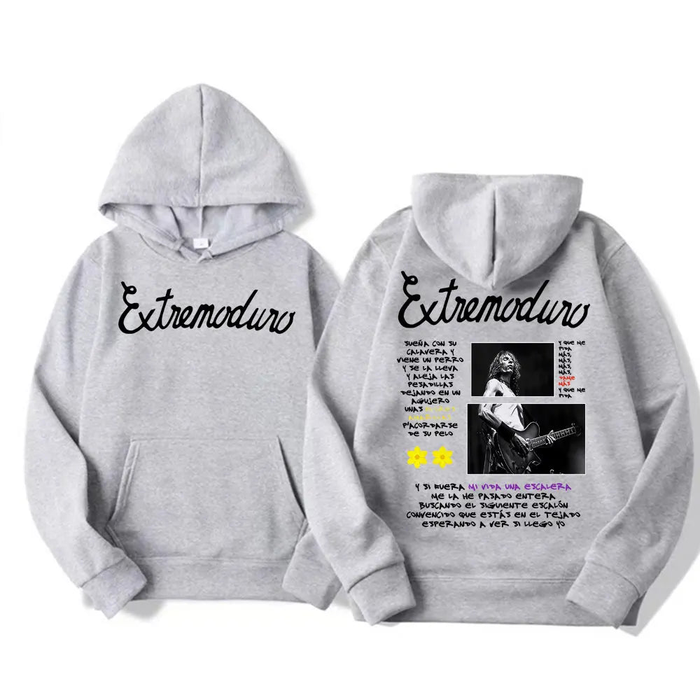 Buzo con Capucha Estampado Rock Punk - Estilo Urbano Oversized