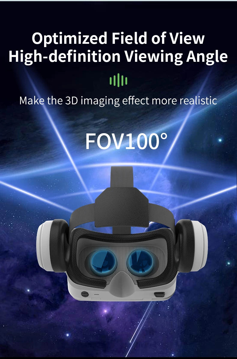 Gafas de realidad Virtual VR, dispositivos de auriculares 3D, lentes para casco Viar, inteligentes para teléfonos inteligentes, auriculares para teléfono móvil Realidade