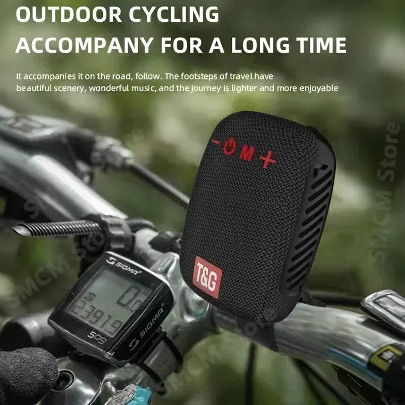 Bicicleta al aire libre TG392 Bluetooth caixa de som caja de sonido inalámbrica portátil TWS altavoz de manillar Subwoofer impermeable para Scooter
