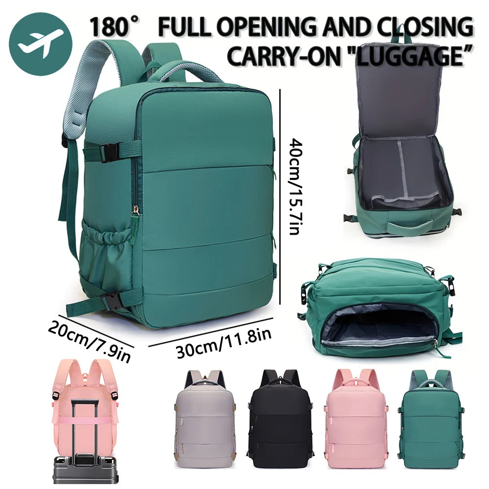 Mochila de Embarque 40x30x20 cm Compatible con Ryanair, Easyjet y Wizardair